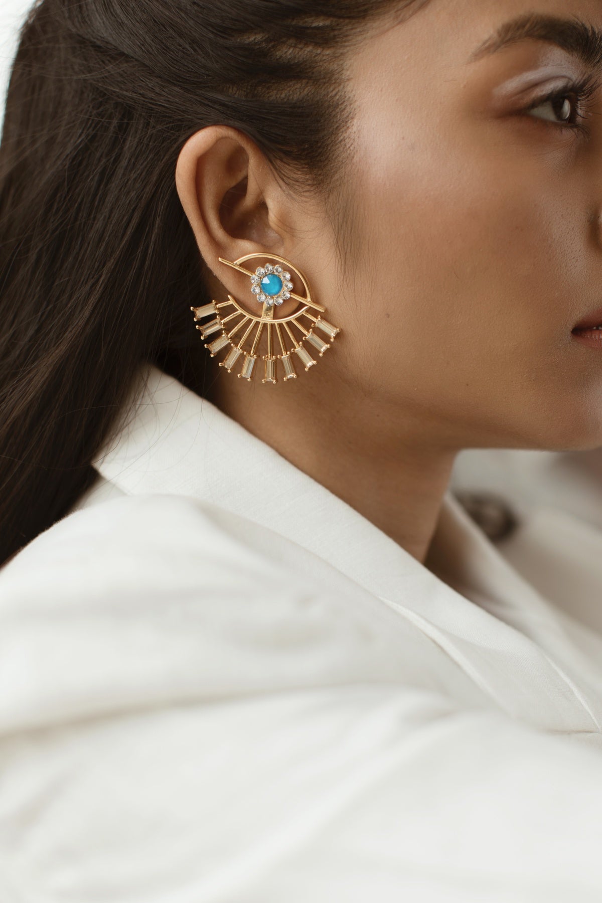 Buy Evil Eye Earrings For Women Online at ScrollnShops